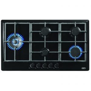 Defy Gas Hob 5 Burner Black Hob DHG128